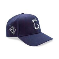 Barbed Wire Snapback Hat | Navy