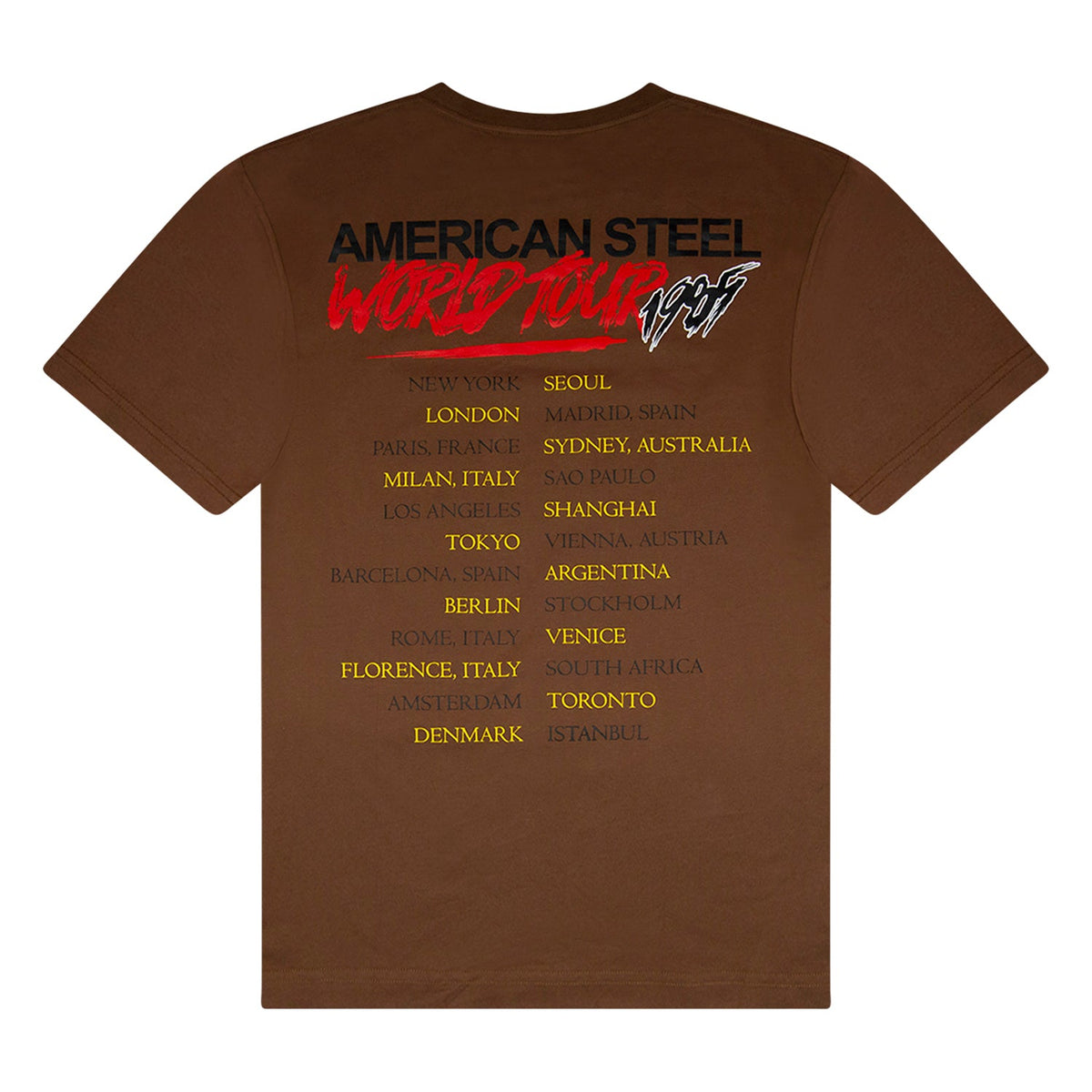 Double Edge Shorts Set | Brown/Black