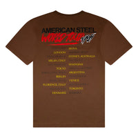 Double Edge Shorts Set | Brown/Black