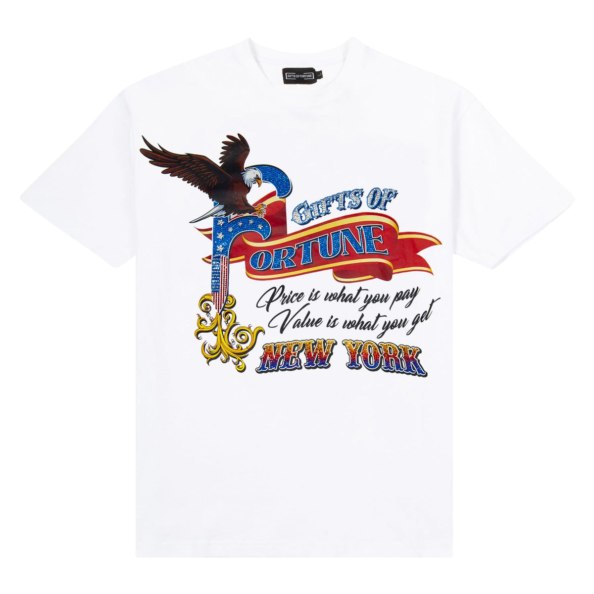 America$ T-shirt  | White