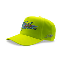 1 of 1 Blue Steel Trucker | Neon Green