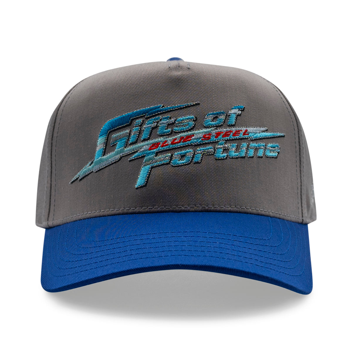 1 of 1 Blue Steel Trucker | Grey/Royal