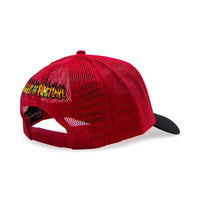 1 of 1 Bad To The Bone Trucker Hat | Red/Black