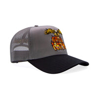 1 of 1 Bad To The Bone Trucker Hat | Grey/Black