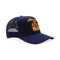 1 of 1 Bad To The Bone Trucker Hat | Navy Blue