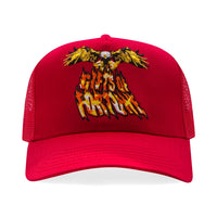 1 of 1 Bad To The Bone Trucker Hat | Red