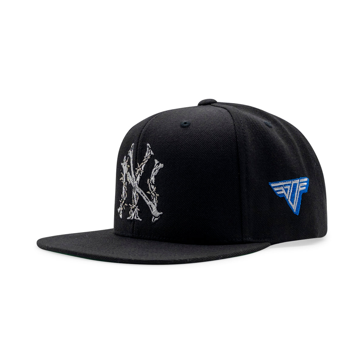 NY Barbed Wire Snapback Hat | Black