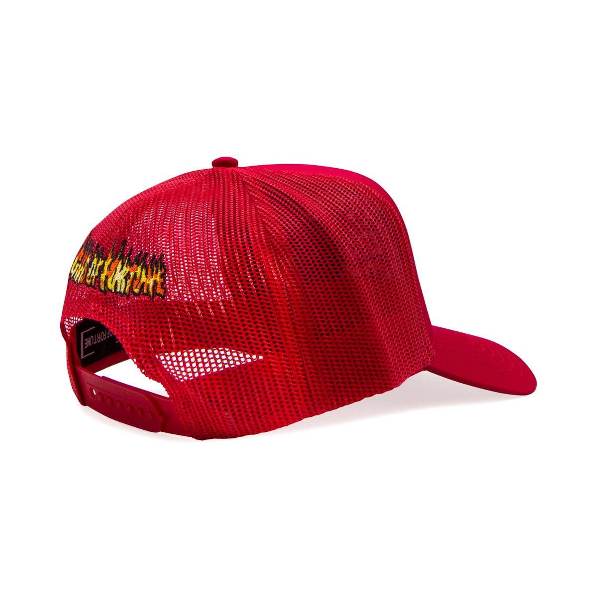 1 of 1 Bad To The Bone Trucker Hat | Red