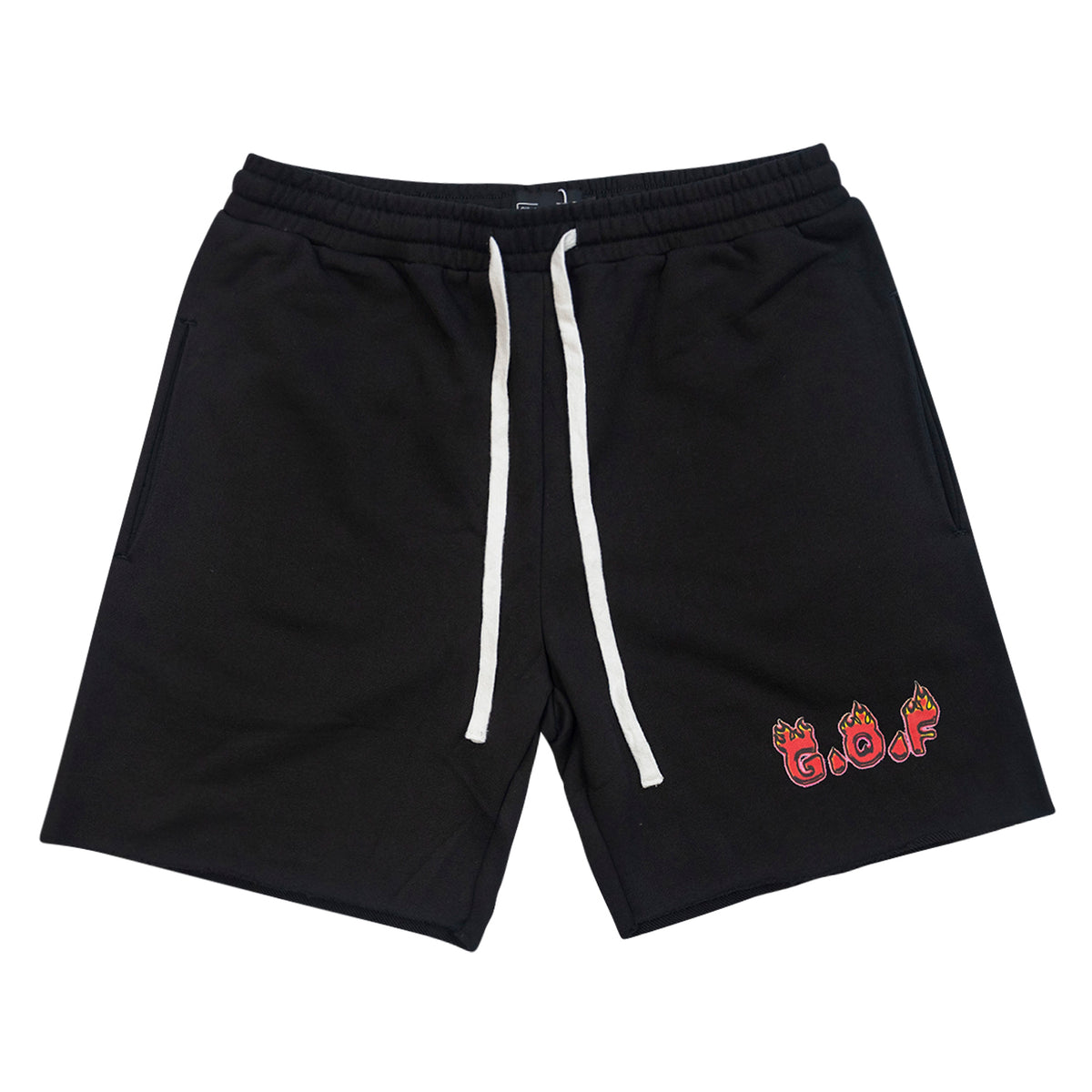 Burn Out Sweatshorts | Black