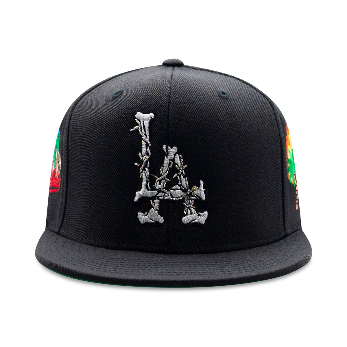 LA Barbed Wire Snapback Hat | Black