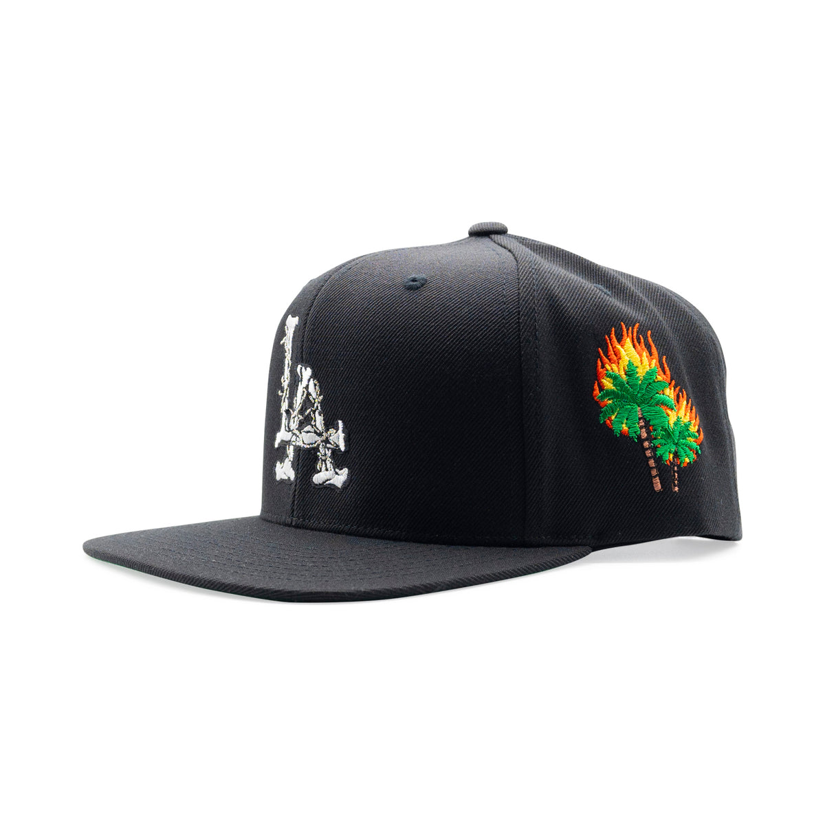 LA Barbed Wire Snapback Hat | Black