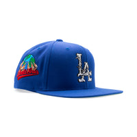 LA Barbed Wire Snapback Hat | Royal Blue