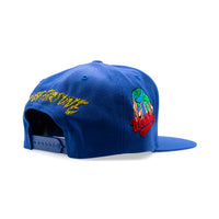 LA Barbed Wire Snapback Hat | Royal Blue