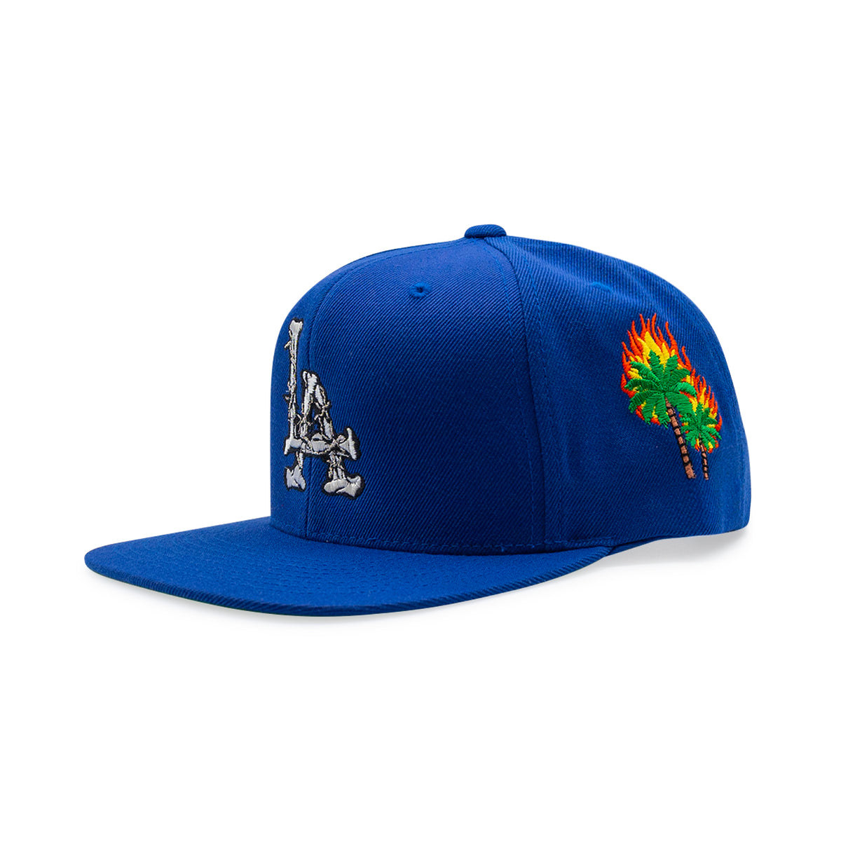 LA Barbed Wire Snapback Hat | Royal Blue