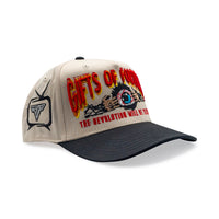 Televised Trucker Hat| Cream/Black