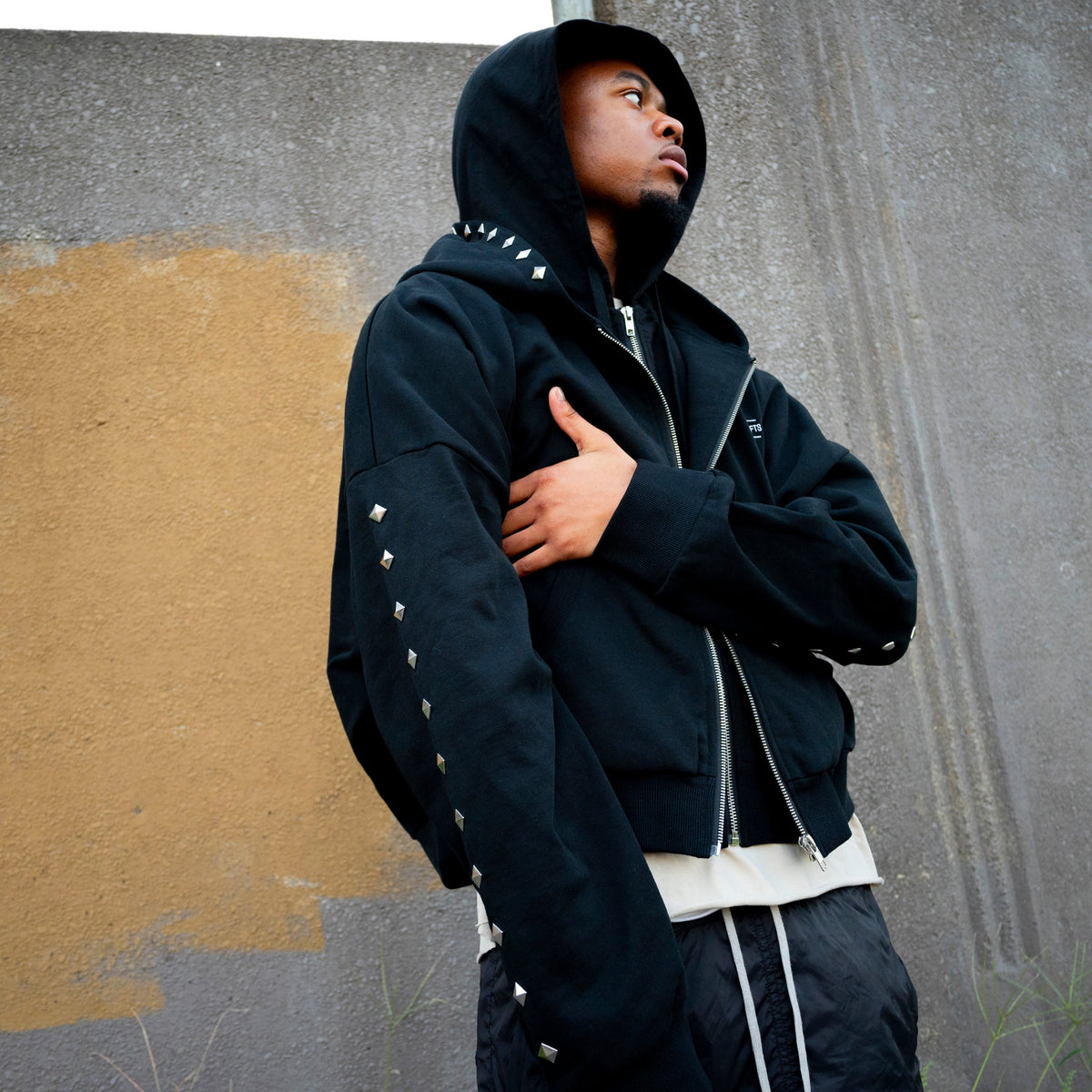 Hell Breaker Double Hoodie | Black