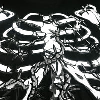Barbed Wire Bones T-shirt | Black