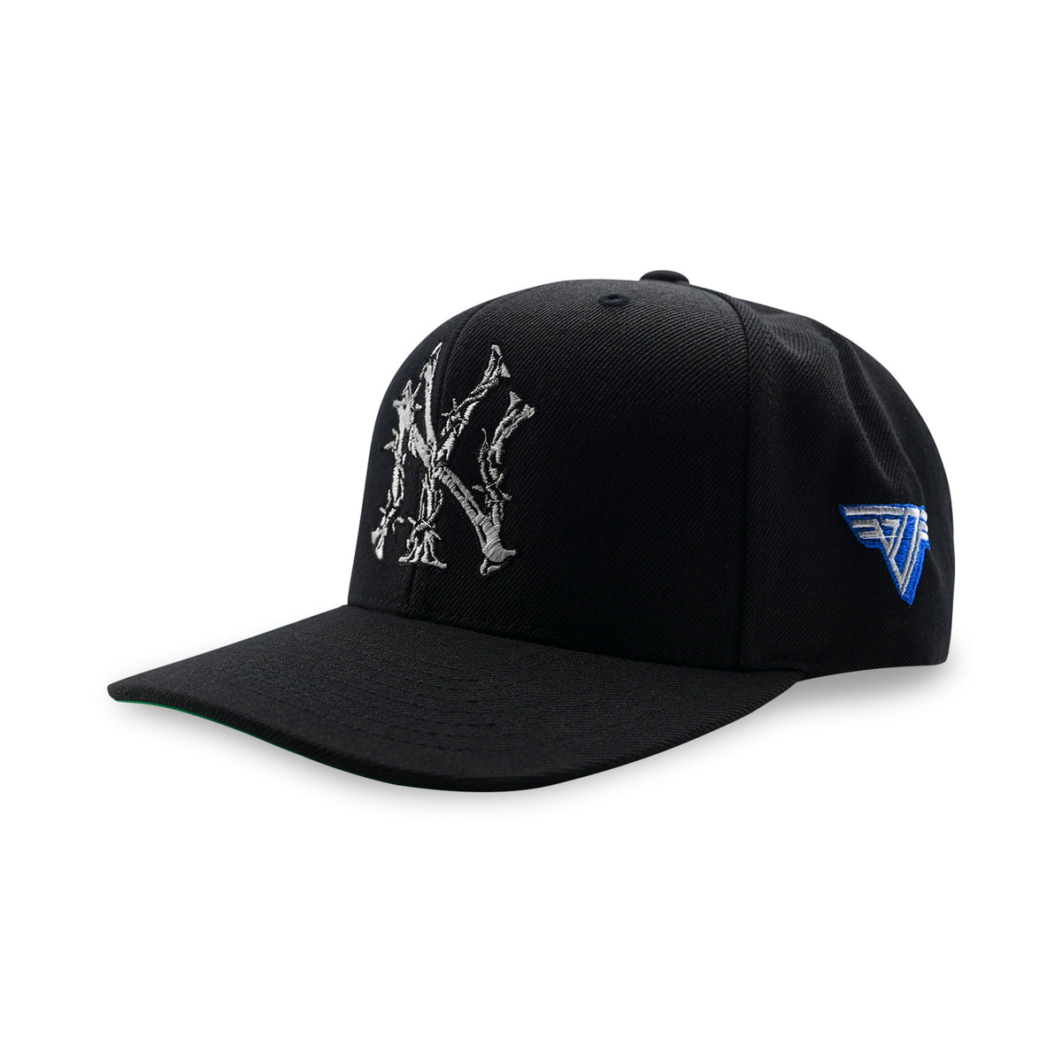 NY Barbed Wire Snapback Hat | Black