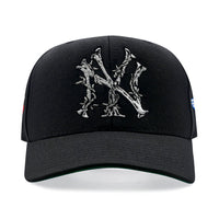 NY Barbed Wire Snapback Hat | Black