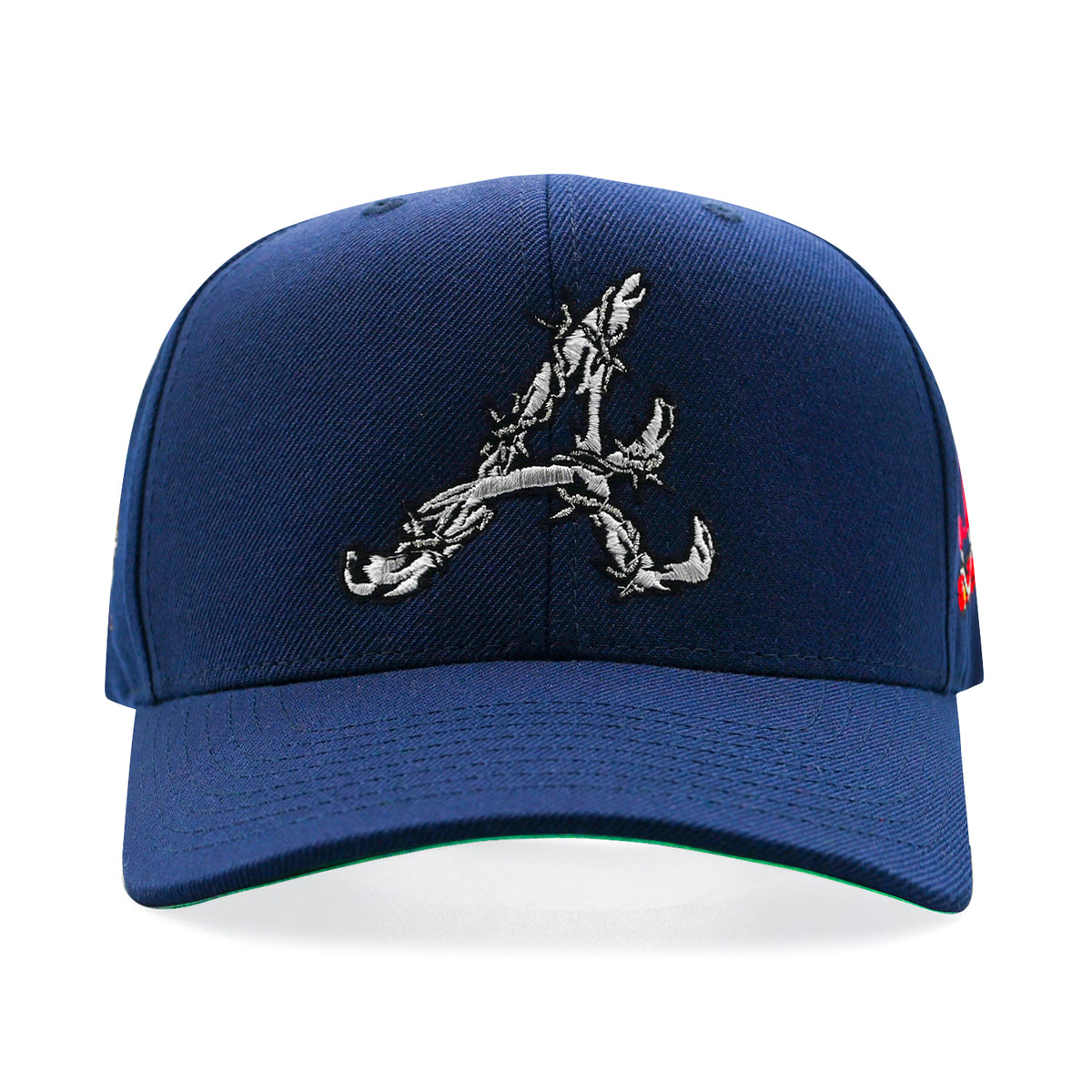 A Barbed Wire Snapback Hat | Navy Blue