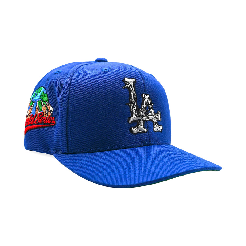 LA Barbed Wire Snapback Hat | Royal Blue