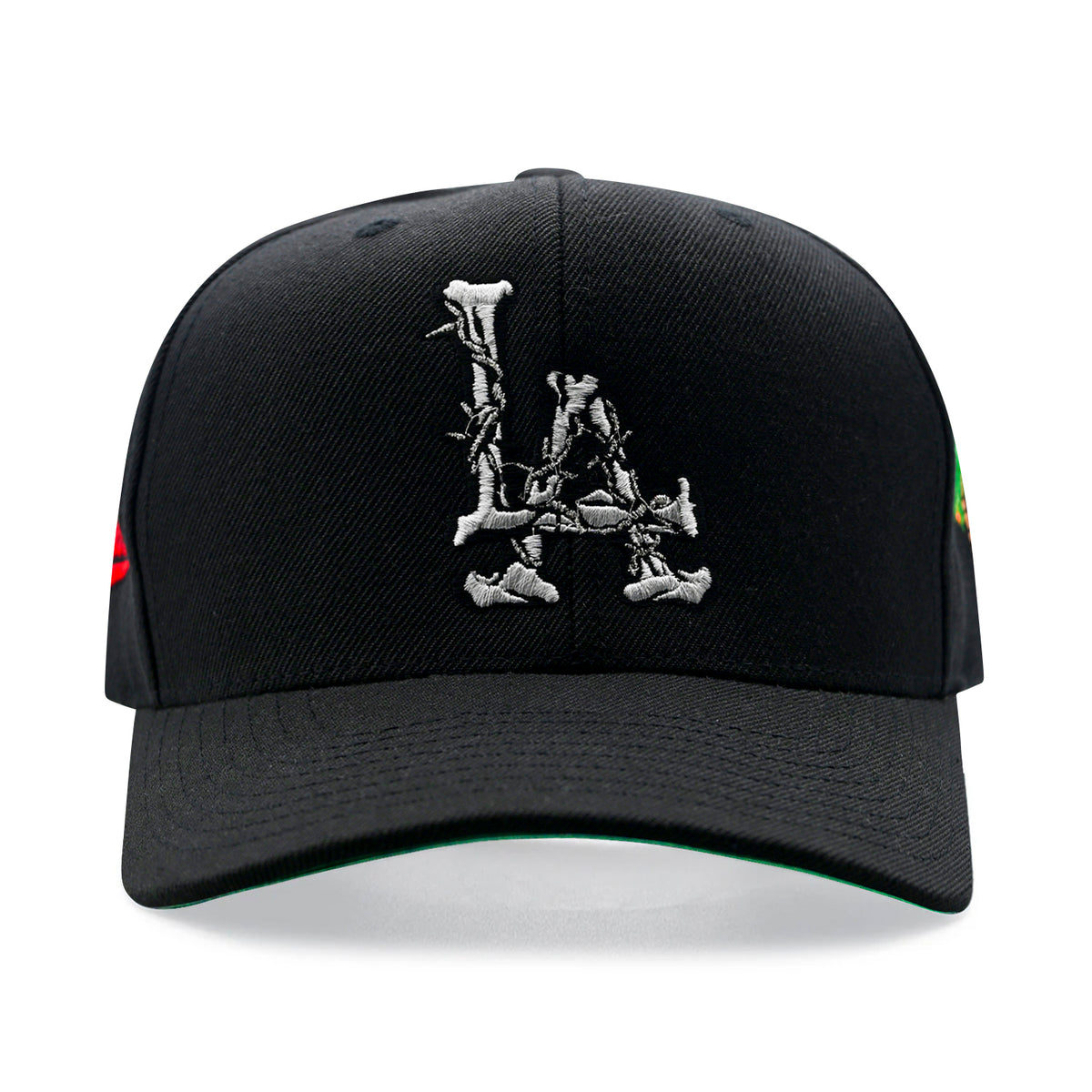 LA Barbed Wire Snapback Hat | Black