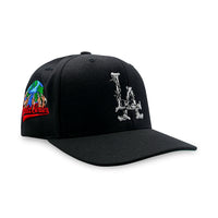 LA Barbed Wire Snapback Hat | Black