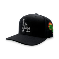 LA Barbed Wire Snapback Hat | Black