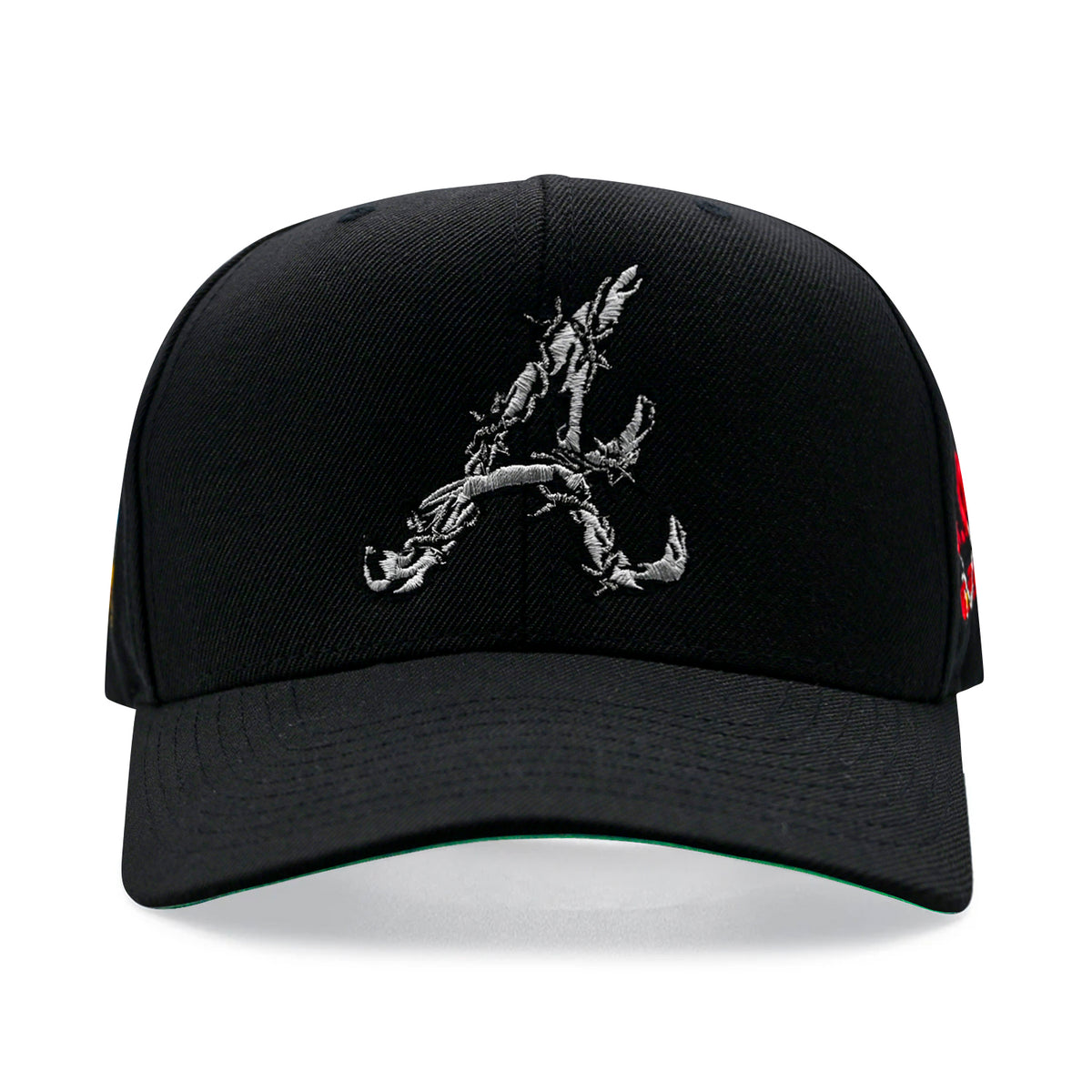 A Barbed Wire Snapback Hat | Black