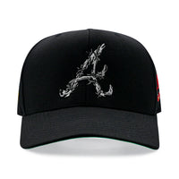 A Barbed Wire Snapback Hat | Black