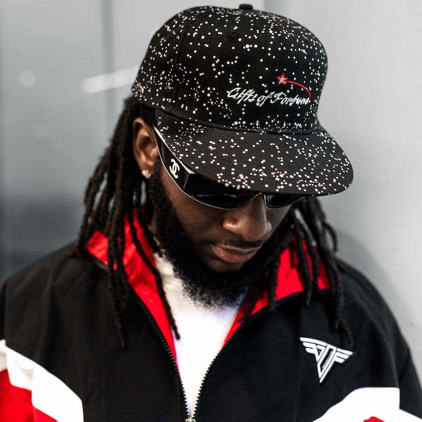 StarDust Crystal Hat | Black