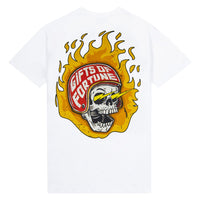 Lighting Skull T-shirt | White