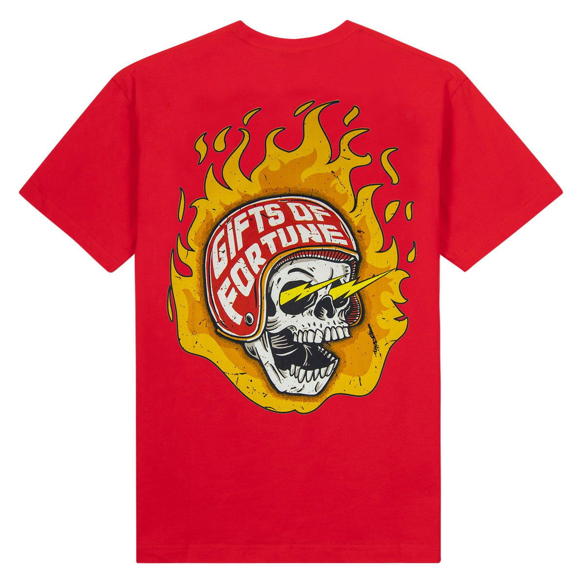 Lighting Skull T-shirt | Red