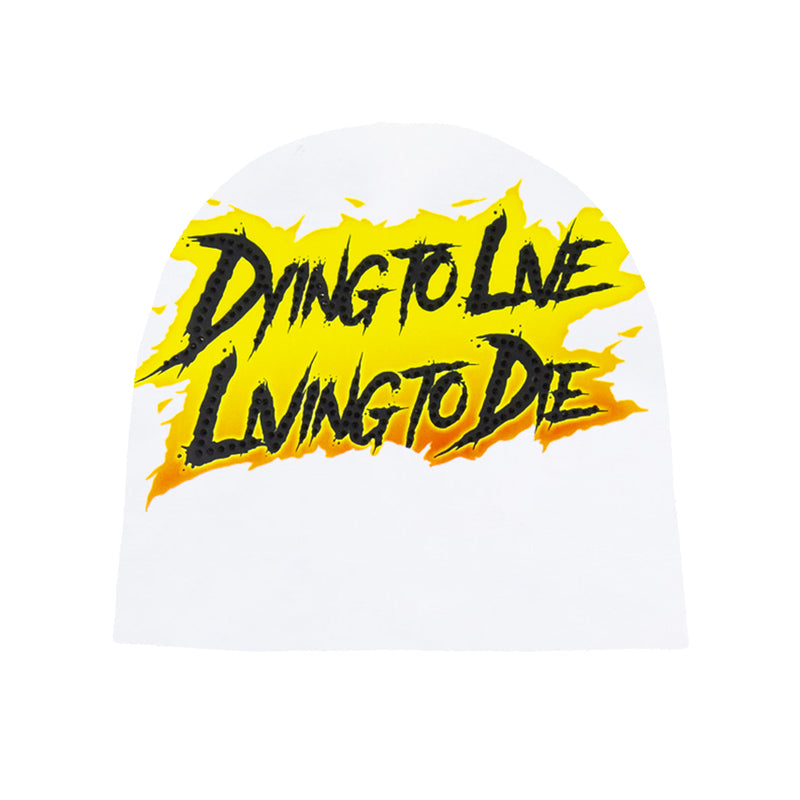 Dying To Live Beanie | White