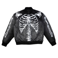 Barbed Wire Bones Bomber | Black