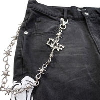 Barbed Wire Bones Denim | Black