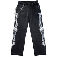 Barbed Wire Bones Denim | Black