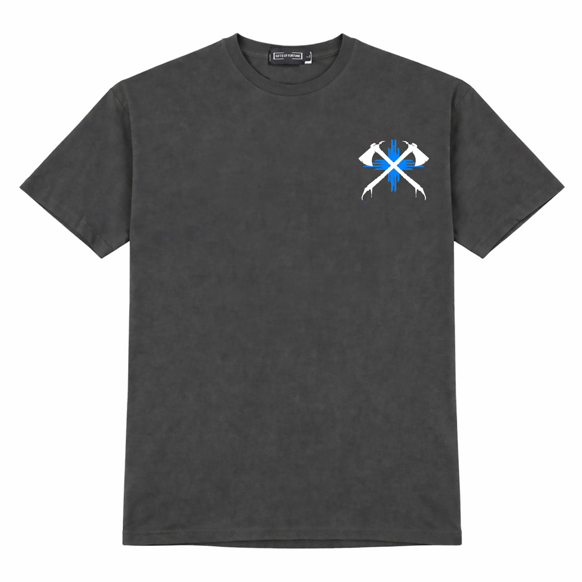 Tomahawk T-shirt | Grey/True Blue