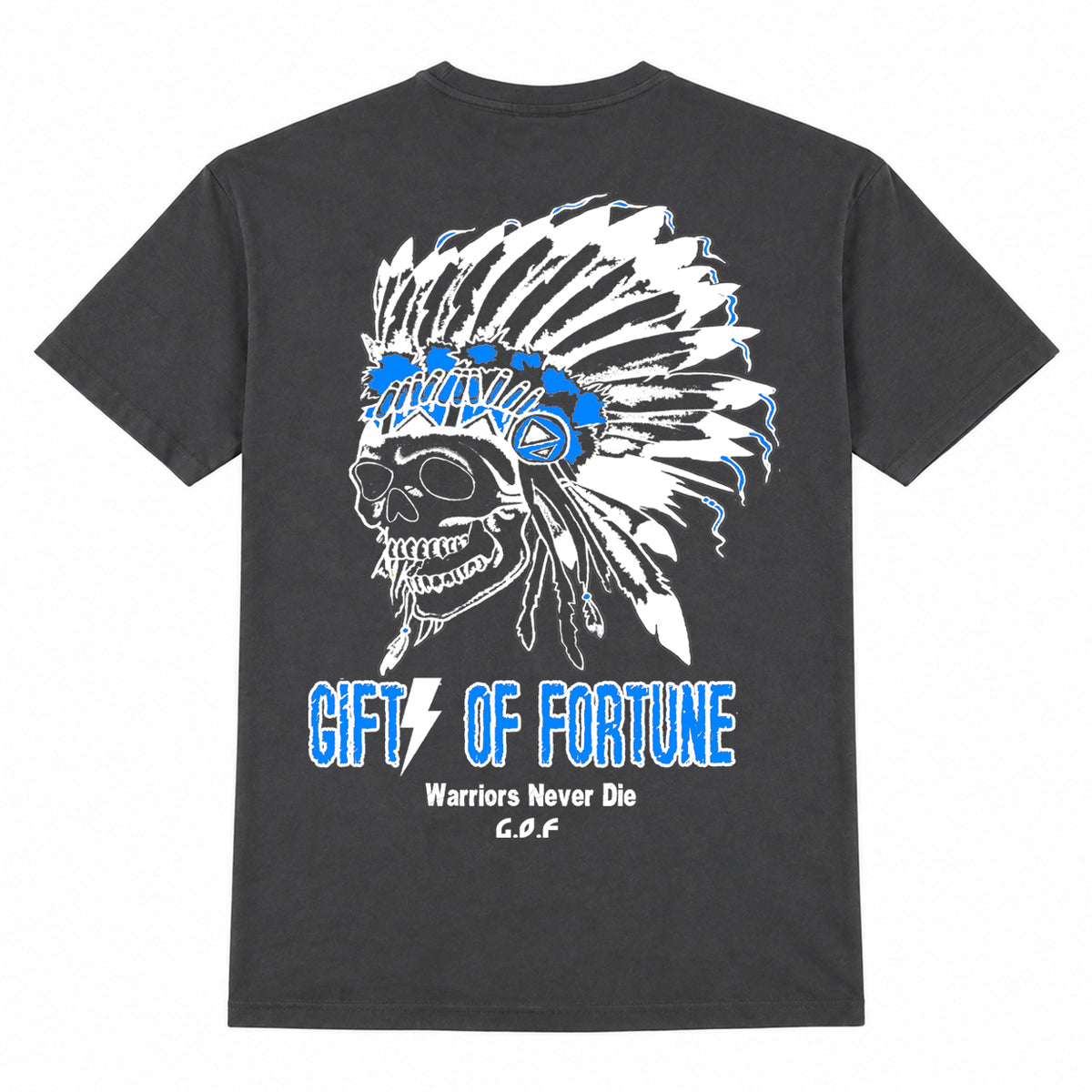 Tomahawk T-shirt | Grey/True Blue