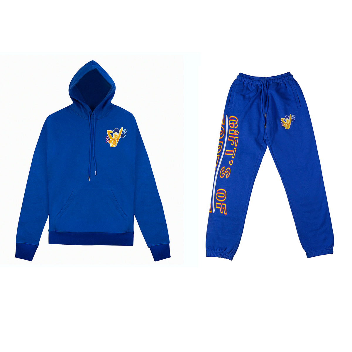 Neon Girl Sweatsuit | Blue