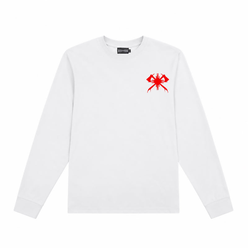 Tomahawk T-shirt Long Sleeve | White