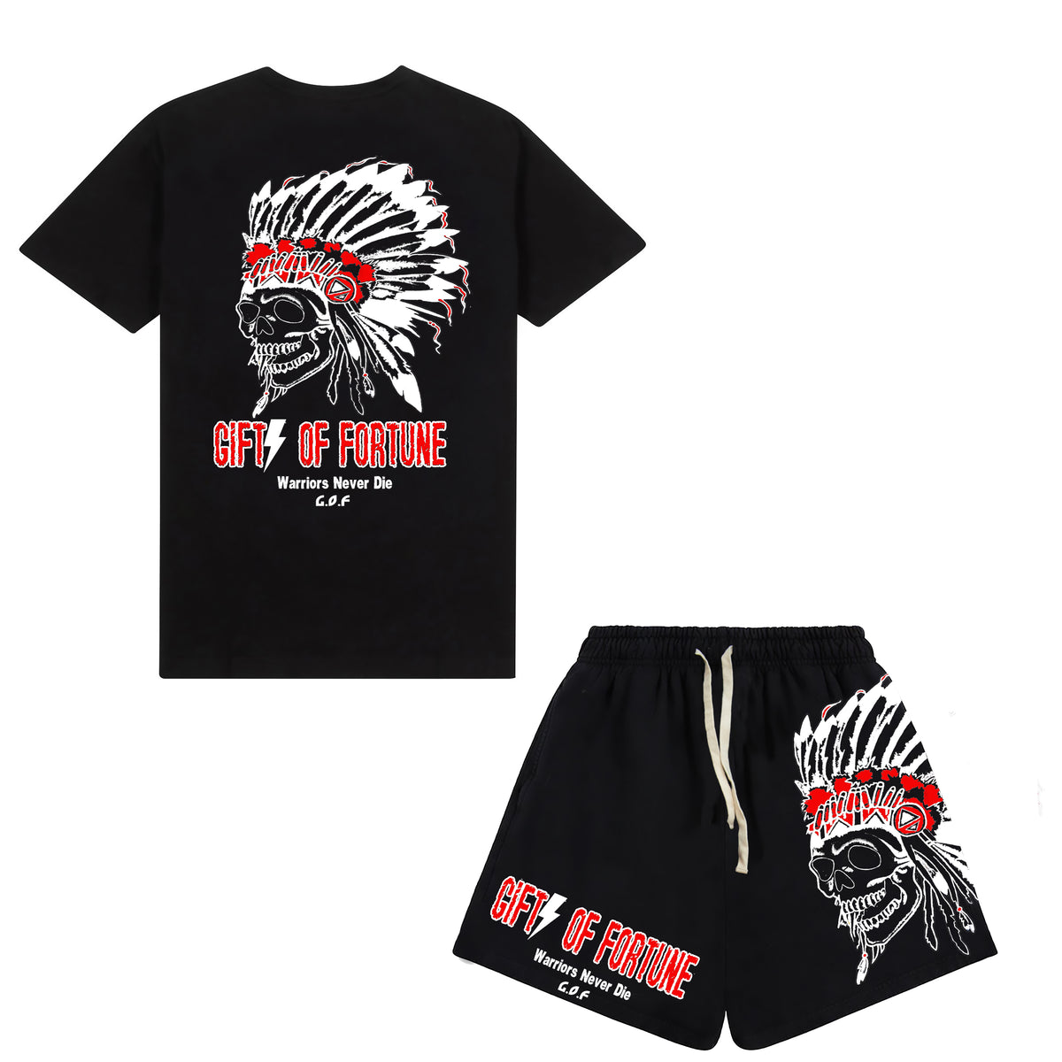 Tomahawk Shorts Set | Black