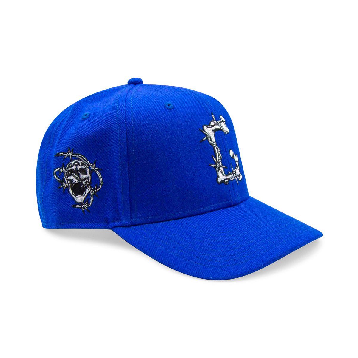 Barbed Wire Snapback Hat | Royal Blue