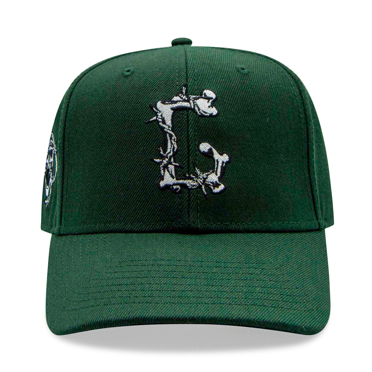 Barbed Wire Snapback Hat | Forest Green