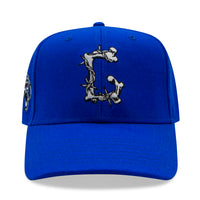 Barbed Wire Snapback Hat | Royal Blue