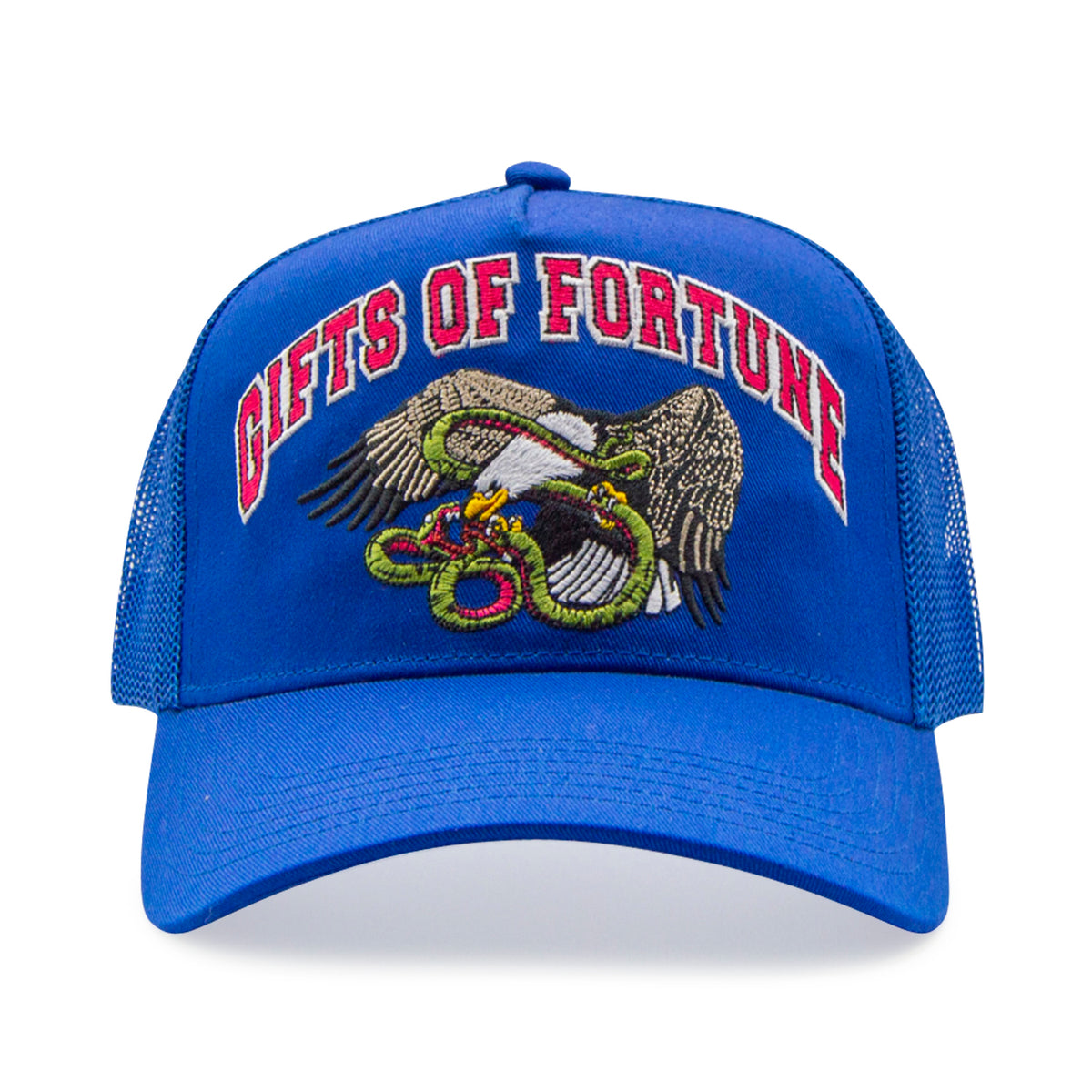 Iron Bird Trucker Hat | Royal Blue