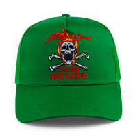 green trucker hat