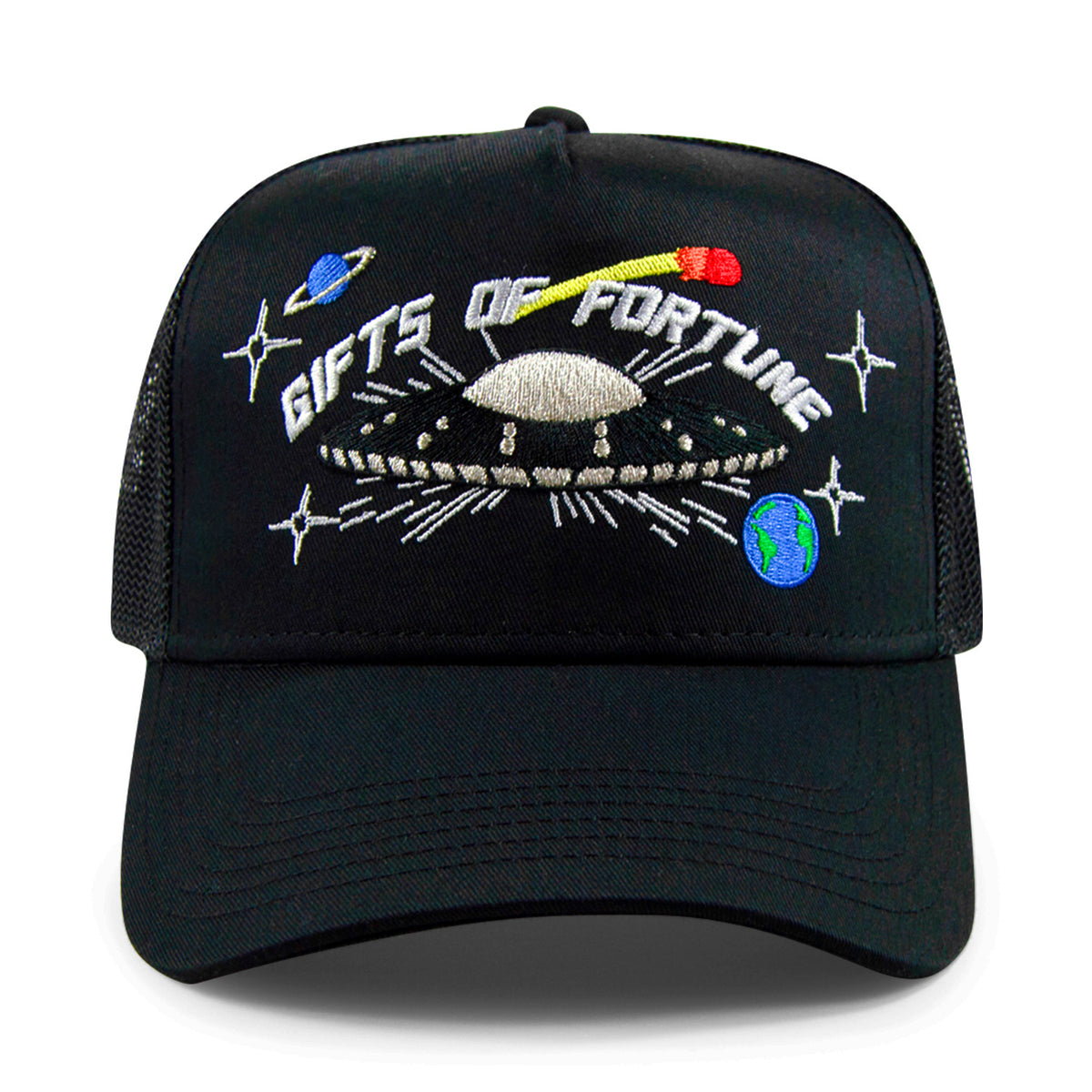 spaceship trucker hat