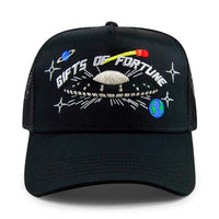 spaceship trucker hat