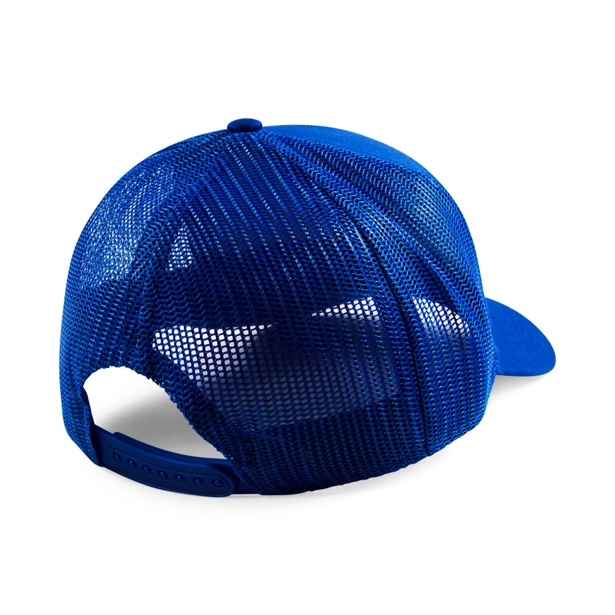 blue mesh trucker hat